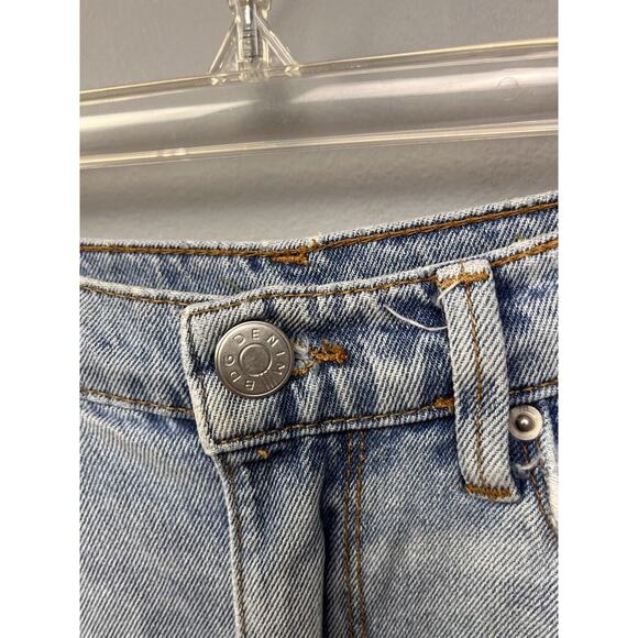 BDG Denim Jeans Womens 25 Destroyed Distressed Mom High Rise Cotton 26x30 Light - Picture 6 of 7